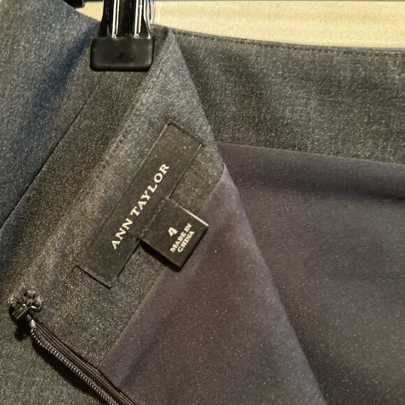 ANN TAYLOR Charcoal Gray 3-Piece Suit ~ Jacket Size 6 ~ Pants/Skirt Size 4 - Picture 11 of 11